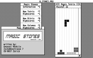 Magic Stones atari screenshot